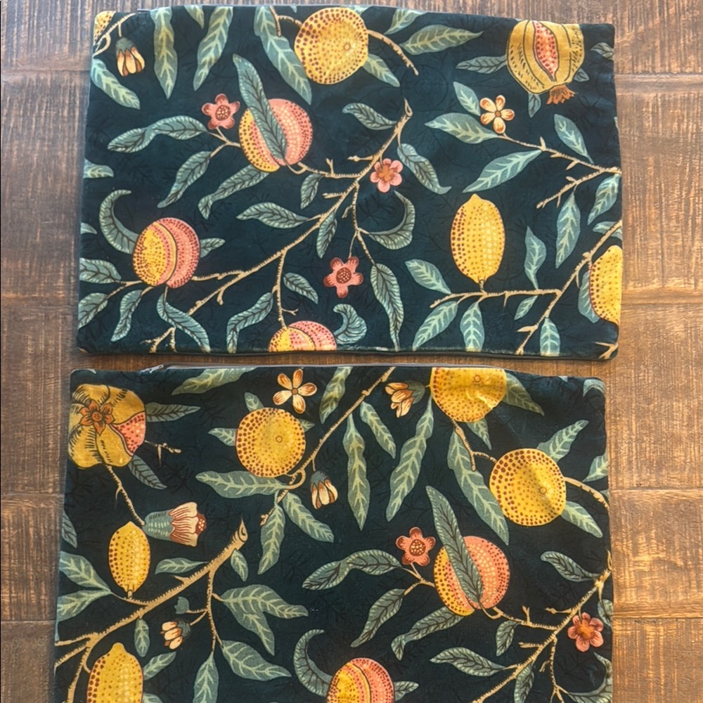 Floral and Fruit Patterned Fabric